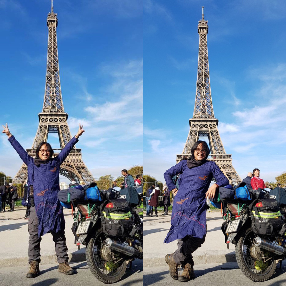 Vietnamese takes 150-day motorbike tour to France, travel news, Vietnam guide, Vietnam airlines, Vietnam tour, tour Vietnam, Hanoi, ho chi minh city, Saigon, travelling to Vietnam, Vietnam travelling, Vietnam travel, vn news