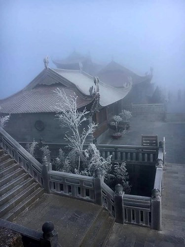 Snow blankets Fansipan Mountain, social news, vietnamnet bridge, english news, Vietnam news, news Vietnam, vietnamnet news, Vietnam net news, Vietnam latest news, vn news, Vietnam breaking news