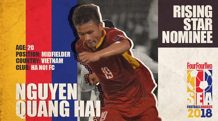 VN midfielder Quang Hai among nominees for FourFourTwo’s SEA Football Awards, Sports news, football, Vietnam sports, vietnamnet bridge, english news, Vietnam news, news Vietnam, vietnamnet news, Vietnam net news, Vietnam latest news, vn news, Vietnam