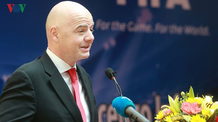 FIFA president pledges to support growth of football in Vietnam, Sports news, football, Vietnam sports, vietnamnet bridge, english news, Vietnam news, news Vietnam, vietnamnet news, Vietnam net news, Vietnam latest news, vn news, Vietnam breaking news