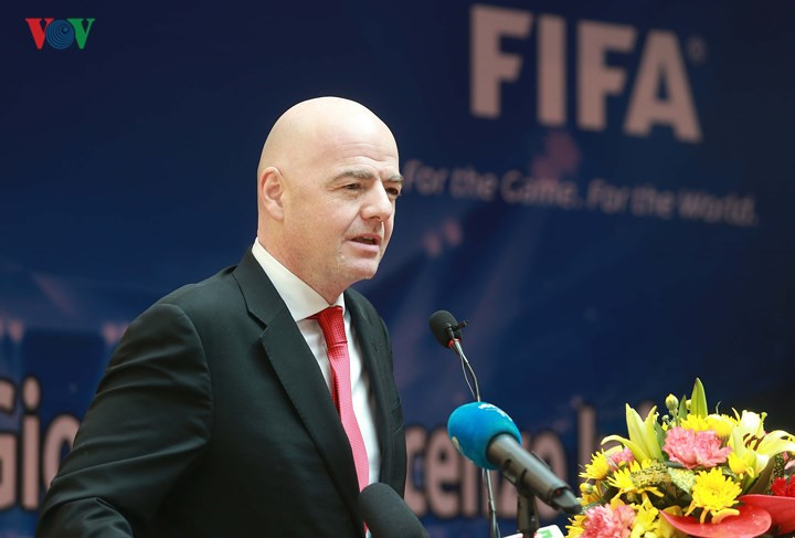 FIFA president pledges to support growth of football in Vietnam, Sports news, football, Vietnam sports, vietnamnet bridge, english news, Vietnam news, news Vietnam, vietnamnet news, Vietnam net news, Vietnam latest news, vn news, Vietnam breaking news