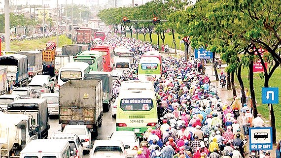 traffic jam in hcm city essay