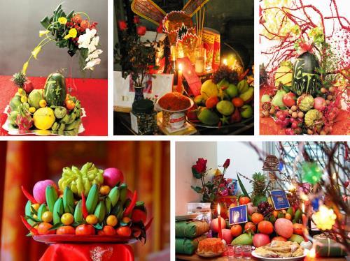 Five-fruit tray at traditional Lunar New Year - News VietNamNet