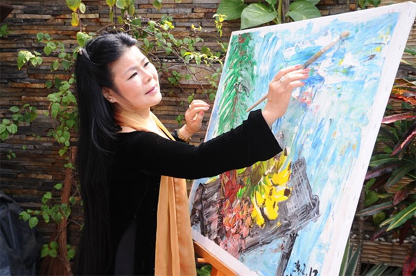 Female artist, artist Van Duong Thanh, Vietnam economy, Vietnamnet bridge, English news about Vietnam, Vietnam news, news about Vietnam, English news, Vietnamnet news, latest news on Vietnam, Vietnam