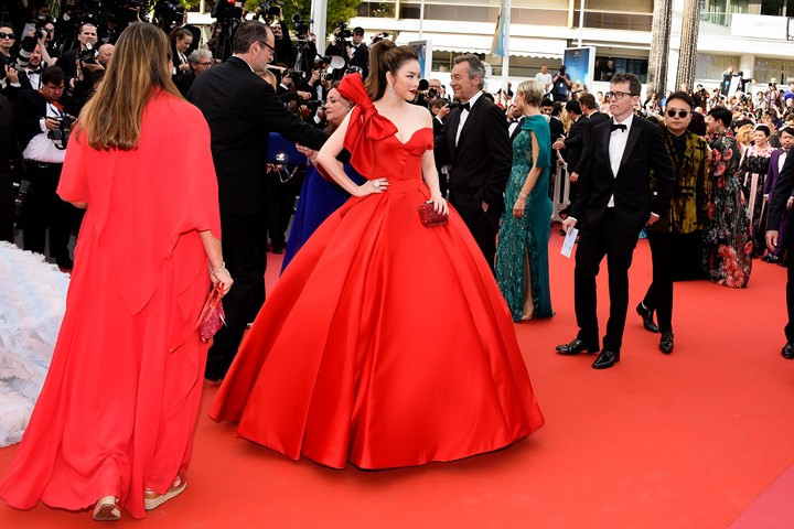 Hollywood actress wows Cannes with Vietnamese dress - VnExpress