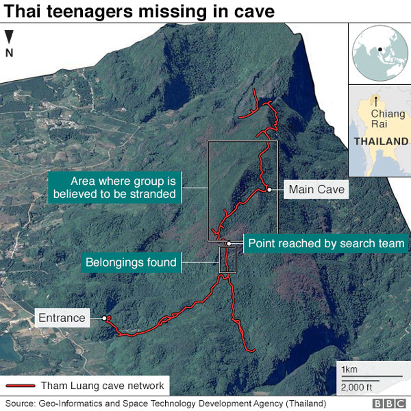 Thai cave, divers, save trapped boys