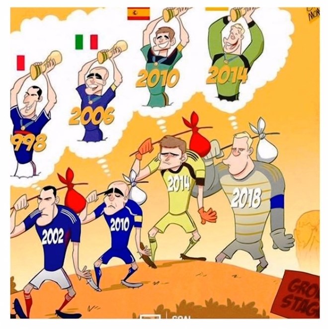 Cartoons spice up World Cup 2018