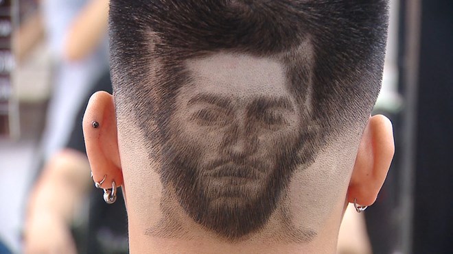 Vietnamese fans enjoy World Cup with special haircuts, Sports news, football, Vietnam sports, vietnamnet bridge, english news, Vietnam news, news Vietnam, vietnamnet news, Vietnam net news, Vietnam latest news, vn news, Vietnam breaking news