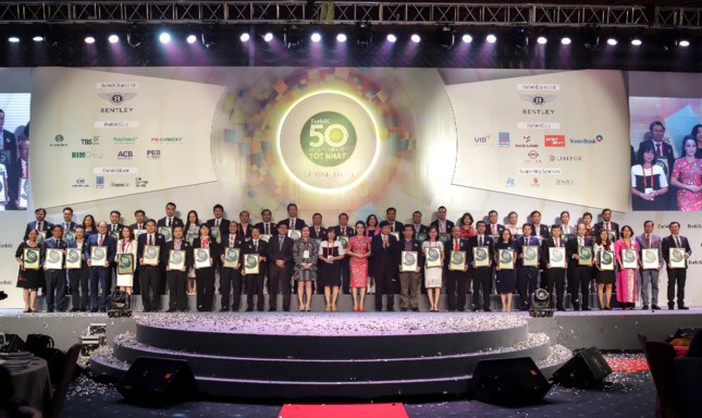 Forbes Vietnam honours top 50 listed firms, vietnam economy, business news, vn news, vietnamnet bridge, english news, Vietnam news, news Vietnam, vietnamnet news, vn news, Vietnam net news, Vietnam latest news, Vietnam breaking news