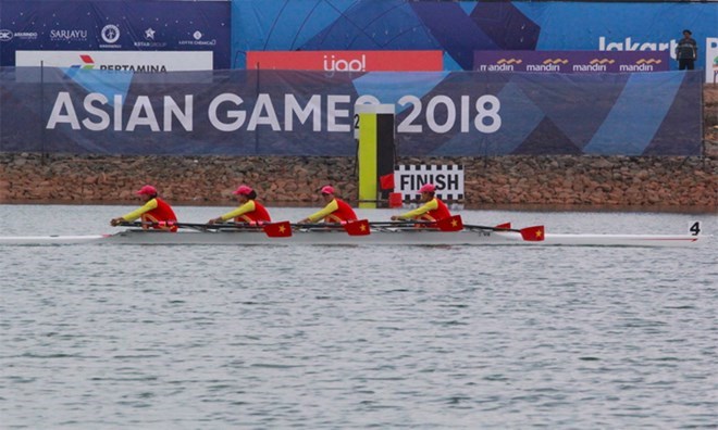 ASIAD 2018: Rowers win first gold medal for Vietnam, Sports news, football, Vietnam sports, vietnamnet bridge, english news, Vietnam news, news Vietnam, vietnamnet news, Vietnam net news, Vietnam latest news, vn news, Vietnam breaking news