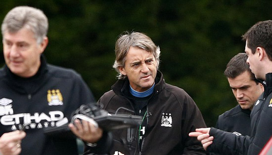 Balotelli, Mancini, Man City