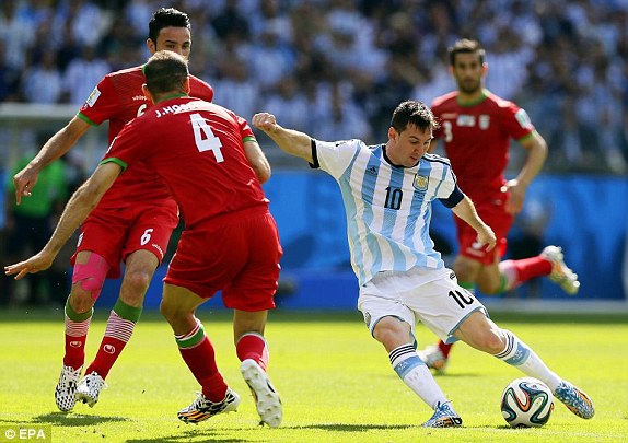 Argentina,  Iran,  Messi, vòng bảng, World Cup, Messi